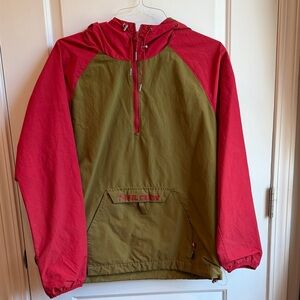 Penfield Red and Green Kids Raincoat